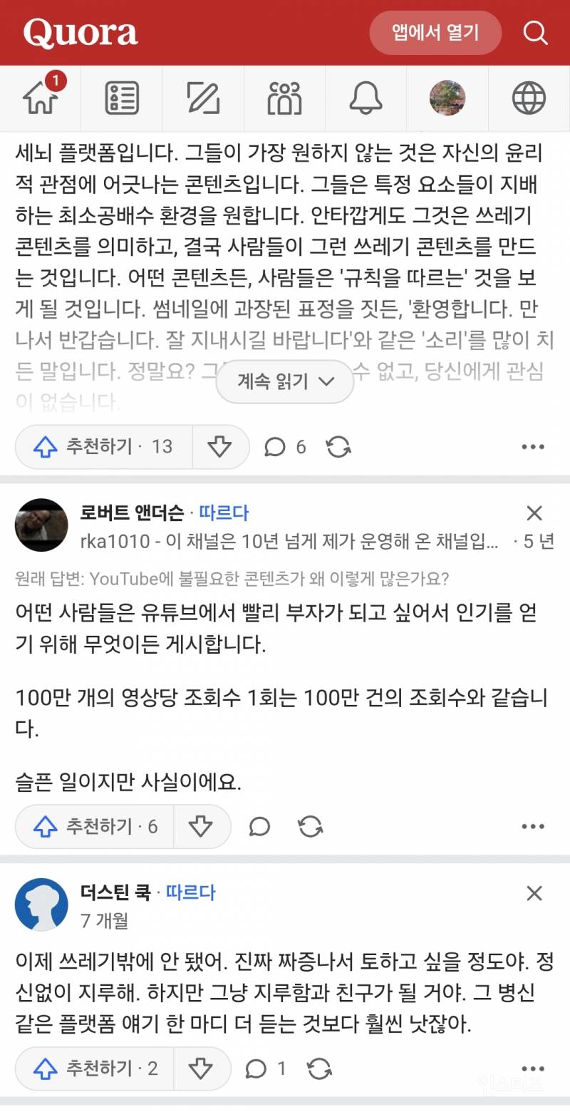 외국인들도 이젠 회의적으로 보는 플랫폼 | 인스티즈
