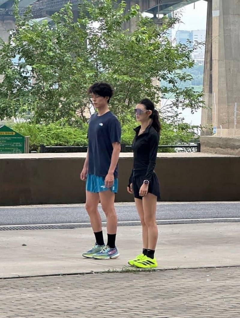 뉴진스 다니엘&박보검 러닝 연습하는 모습 목격담jpg | 인스티즈