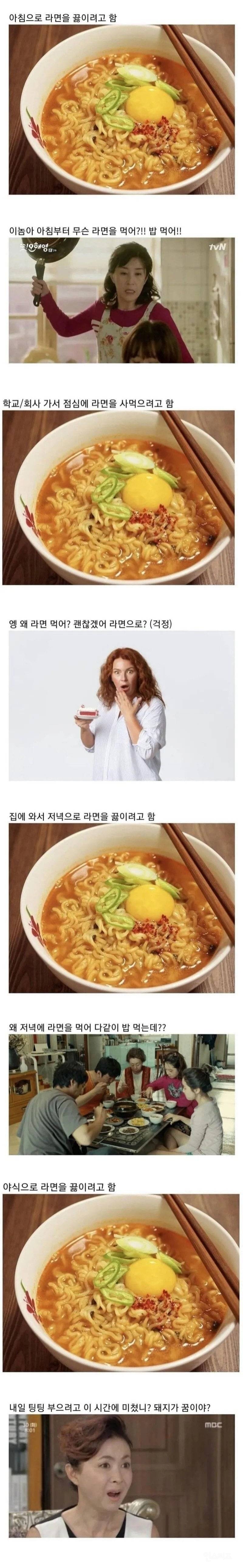 라면먹는 사람들의 고충 | 인스티즈
