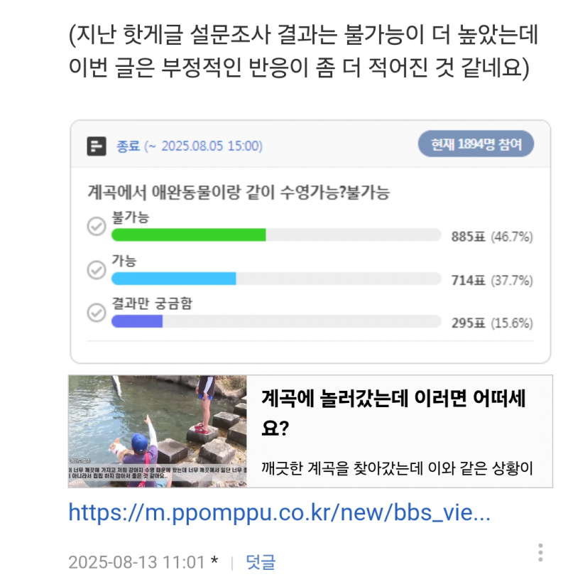 계곡에서 민폐일수도 있다는 것.jpg | 인스티즈