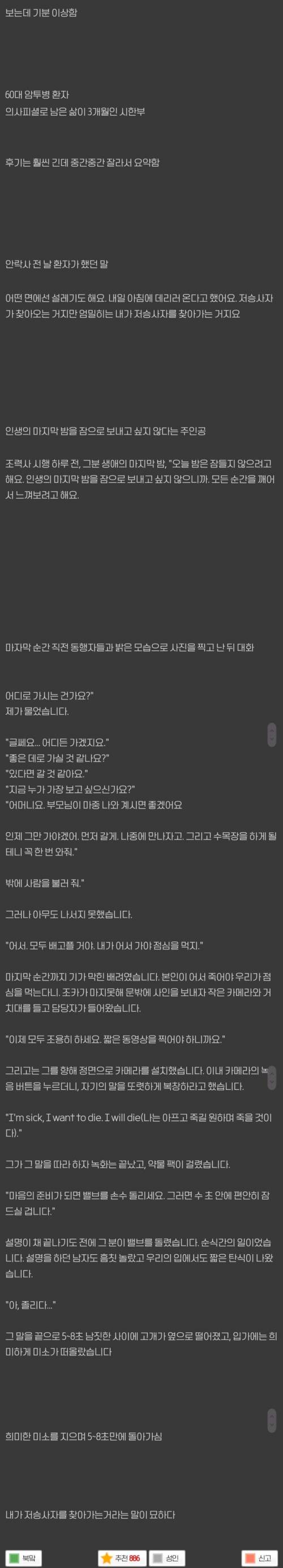 스위스에서 안락사한 한국인과 끝까지 동행한 작가분이 쓴 후기 | 인스티즈