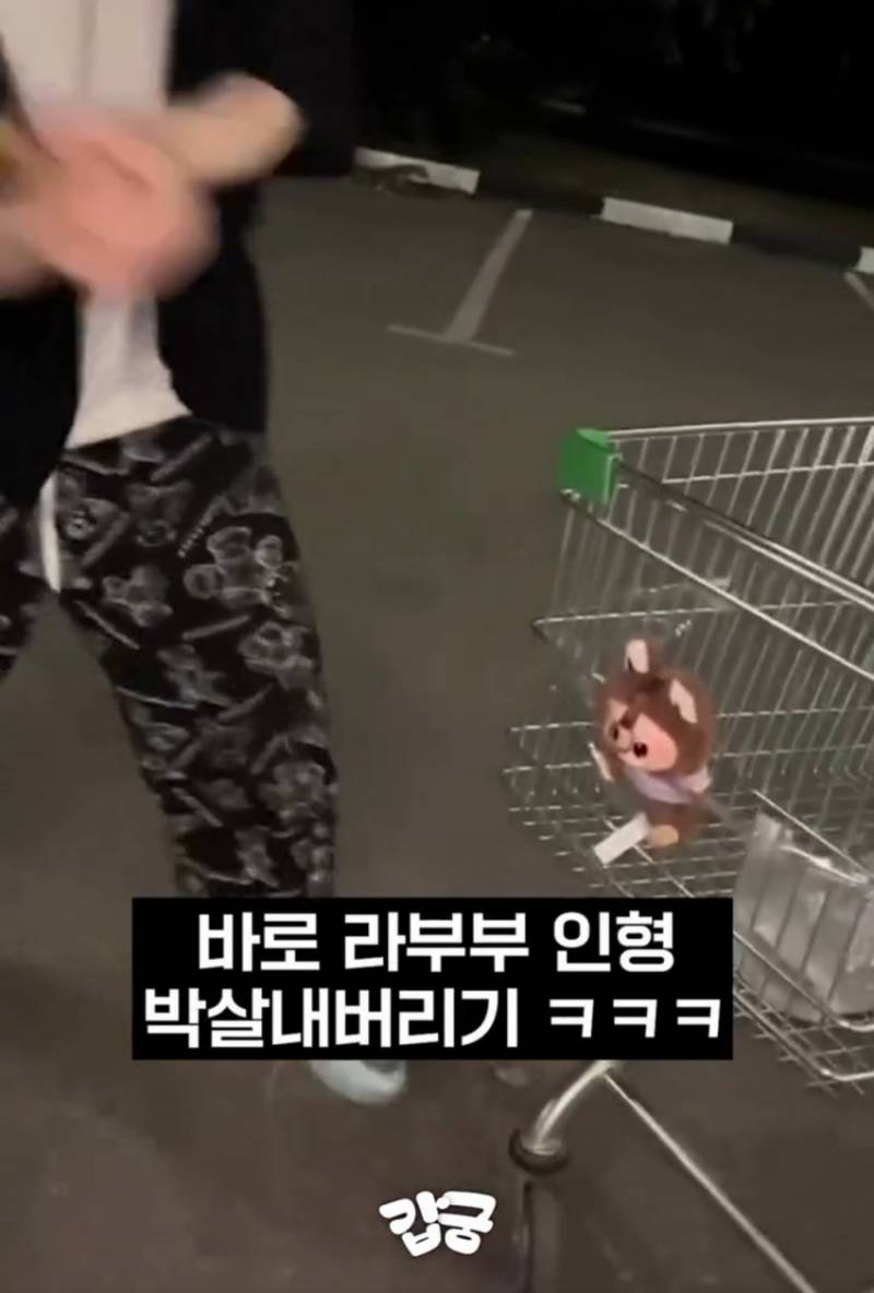 현재 유행중이라는 라부부 작살내기 챌린지..JPG | 인스티즈