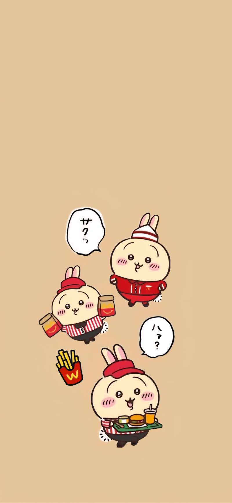 [잡담] 맥도날드 우사기 [폰배경화면] | 인스티즈