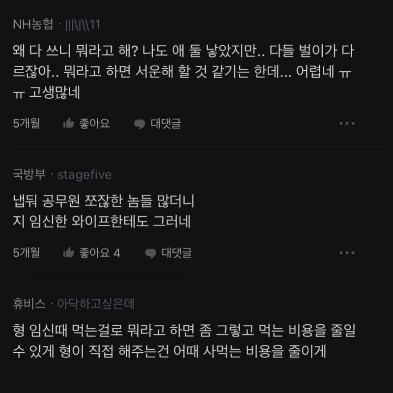 임신한 와이프한테 돈 좀 아껴달라고 하면 좀 그런가..JPG | 인스티즈