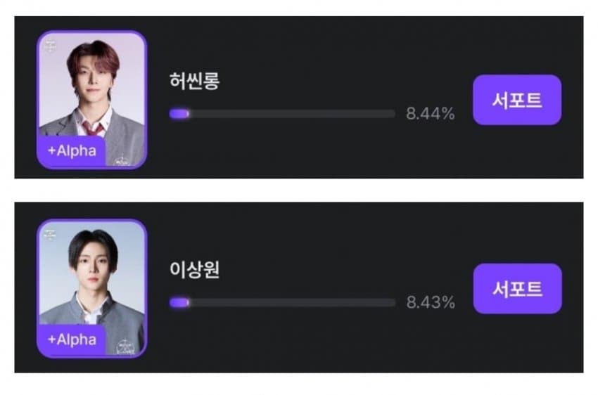[잡담] 헐 허씬롱 뭔가 2위 할거같음 | 인스티즈