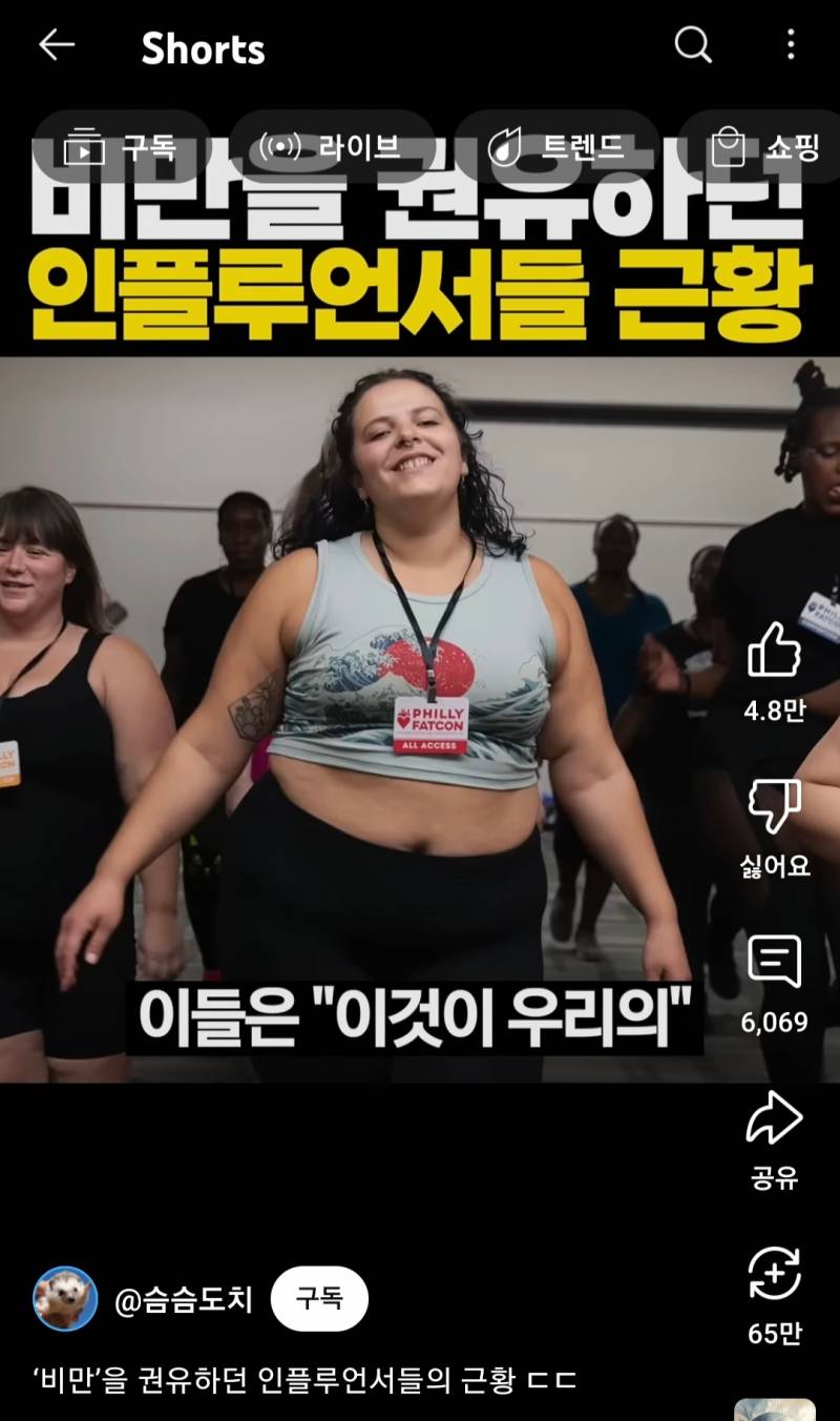 비만을 권유하던 인플루언서들의 근황 ㄷㄷ | 인스티즈