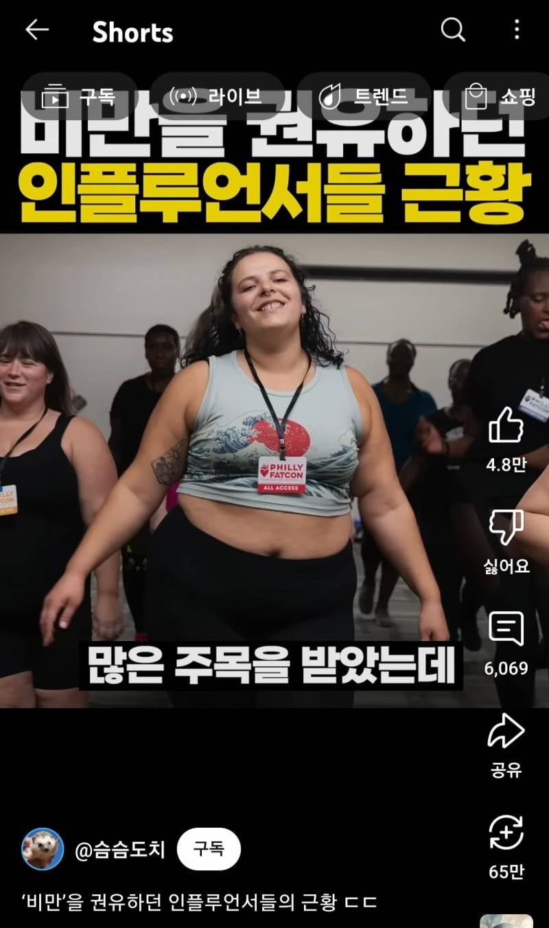 비만을 권유하던 인플루언서들의 근황 ㄷㄷ | 인스티즈