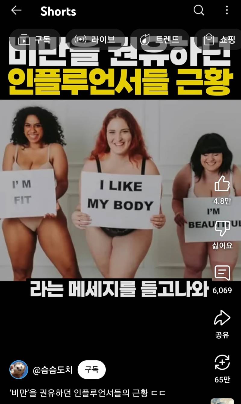 비만을 권유하던 인플루언서들의 근황 ㄷㄷ | 인스티즈