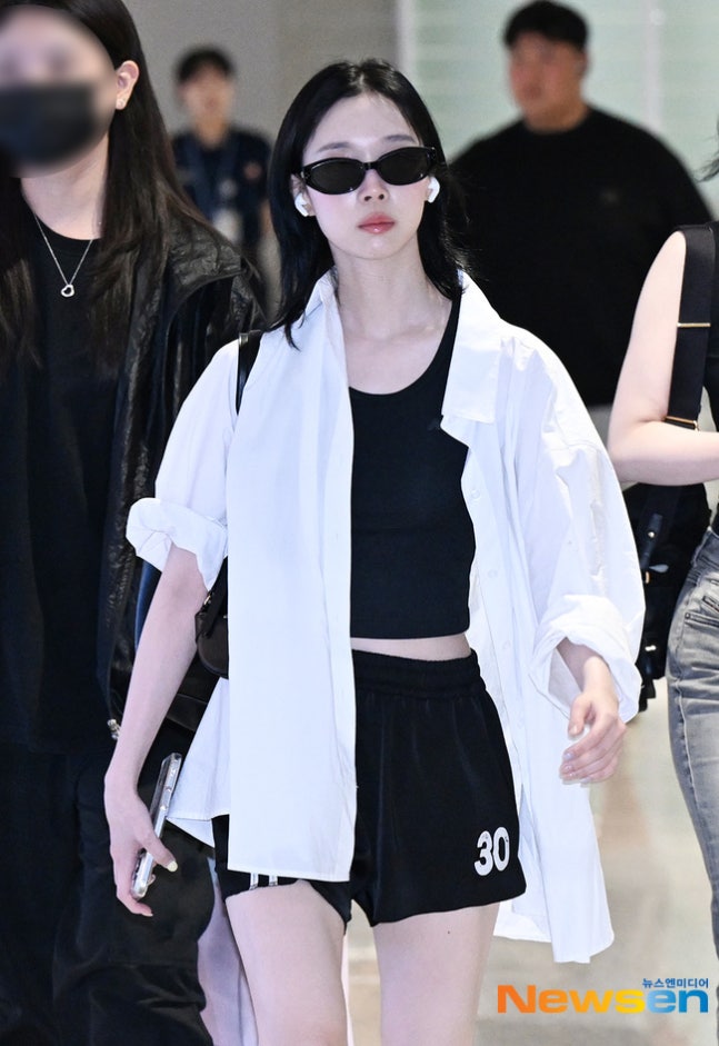 오늘자 인천공항 입국한 에스파 기사사진 jpg | 인스티즈