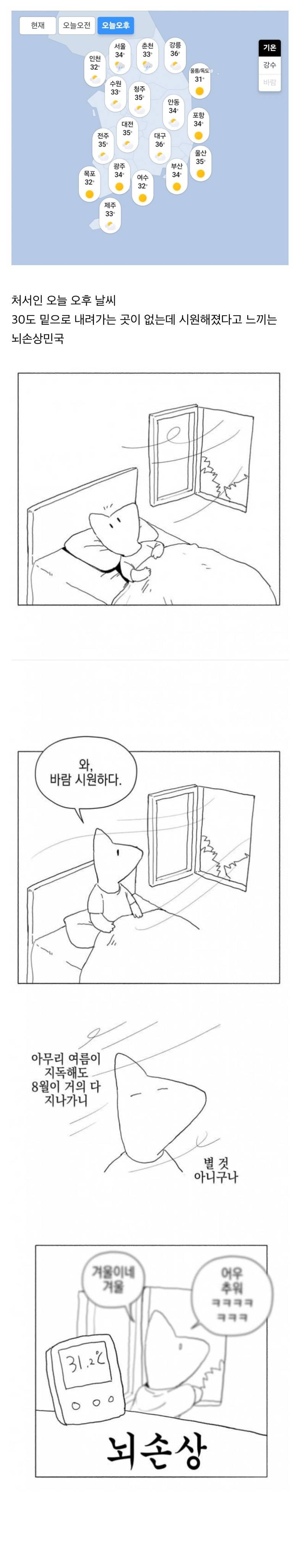 처서 매직은 없는데 뇌 손상만 가득한 현 상황..JPG | 인스티즈