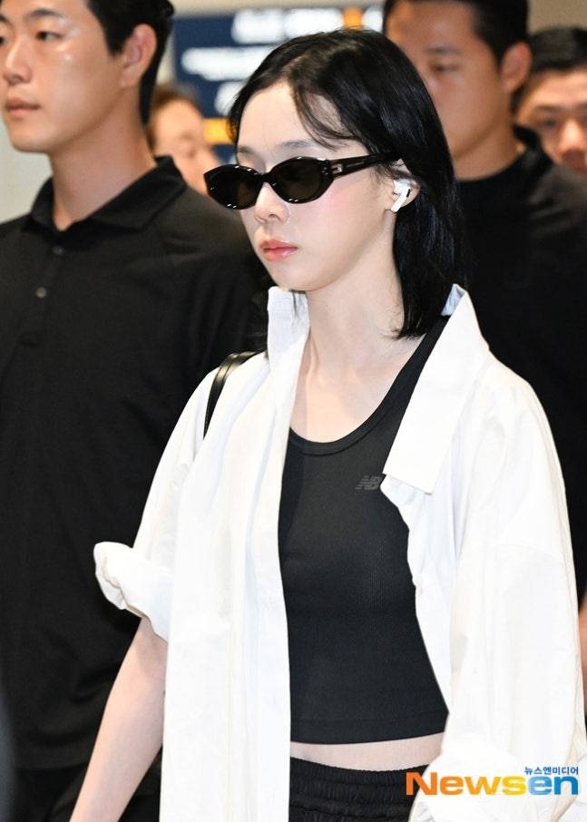 오늘 에스파 인천공항 입국 기사사진 jpg | 인스티즈