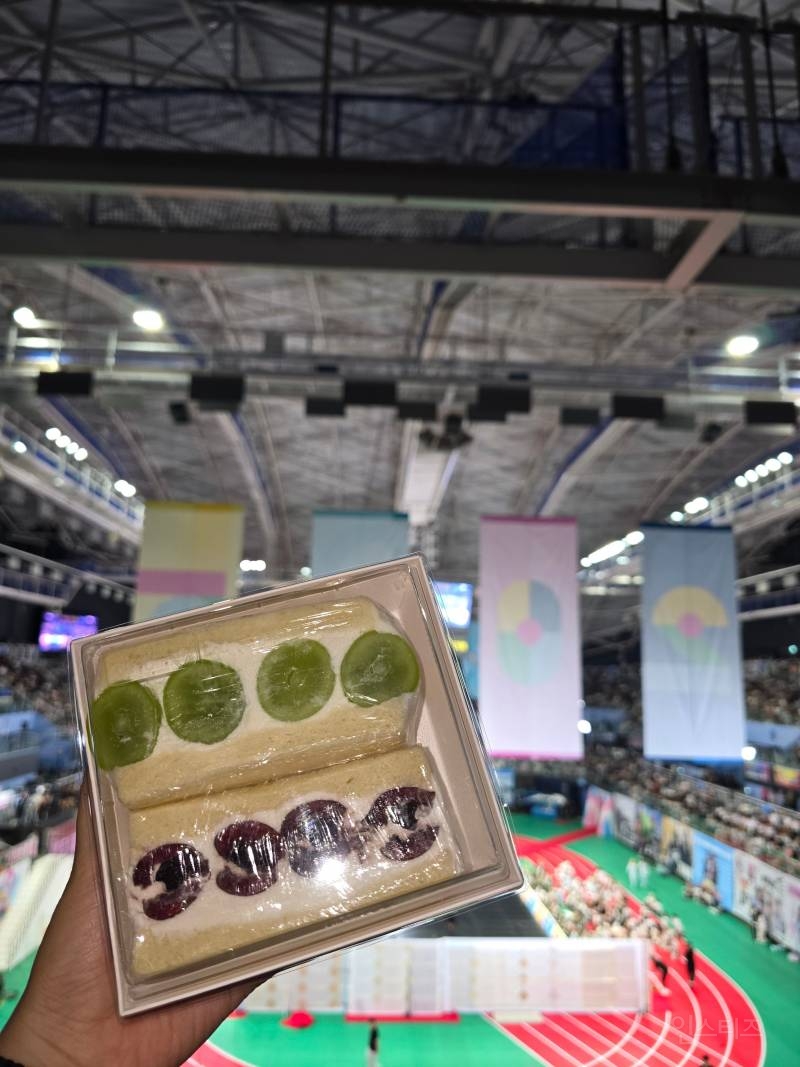 아육대에서 일본팬이 한국인들은 왜이렇게 많이 먹냐고 물어봄ㅋㅋㅋ | 인스티즈