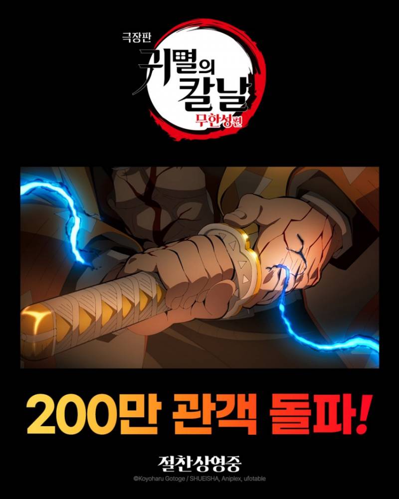 [잡담] 귀칼 200만 달성 | 인스티즈