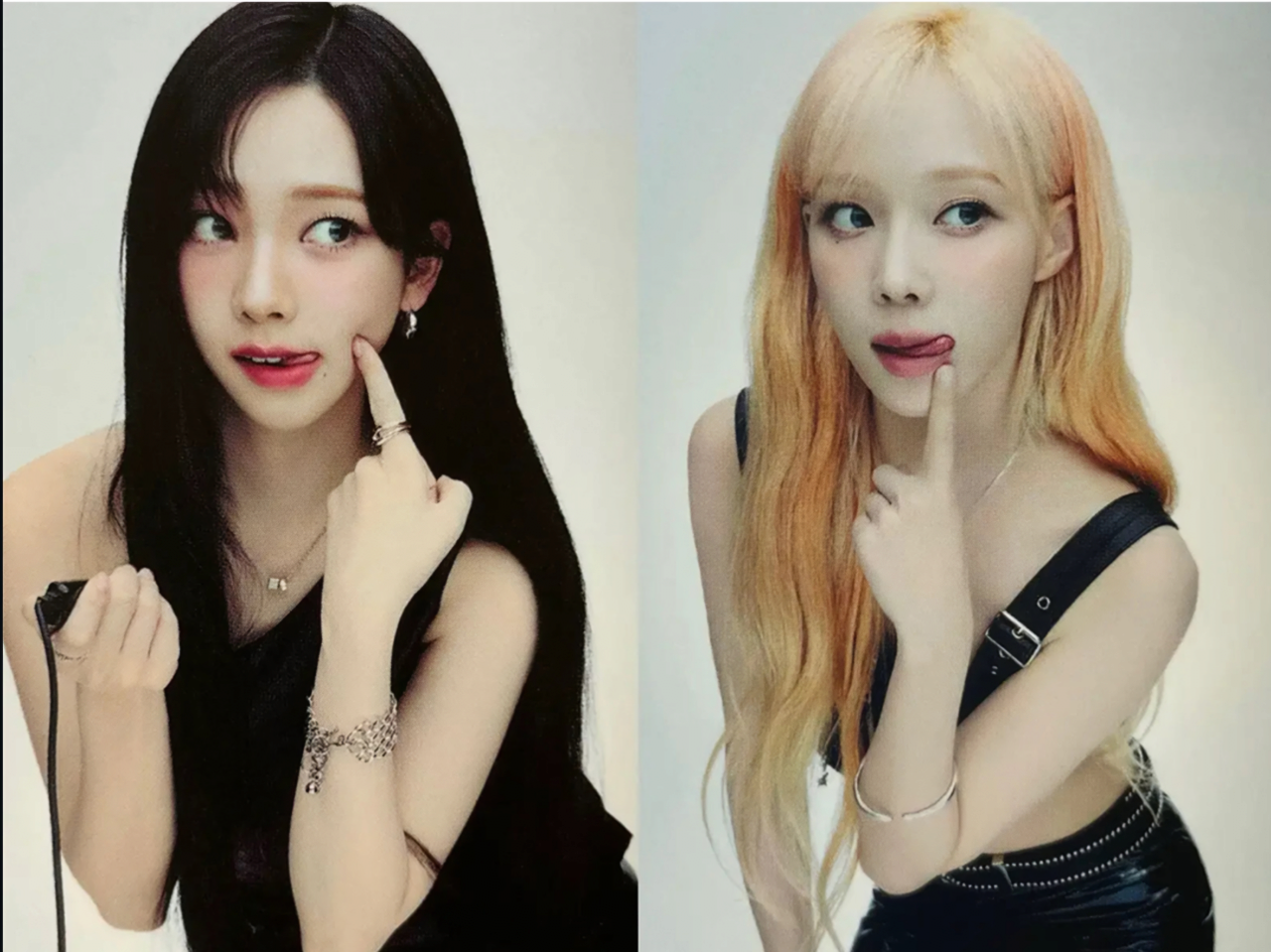 카리나와 윈터 반반씩 합성 해보면 | 인스티즈