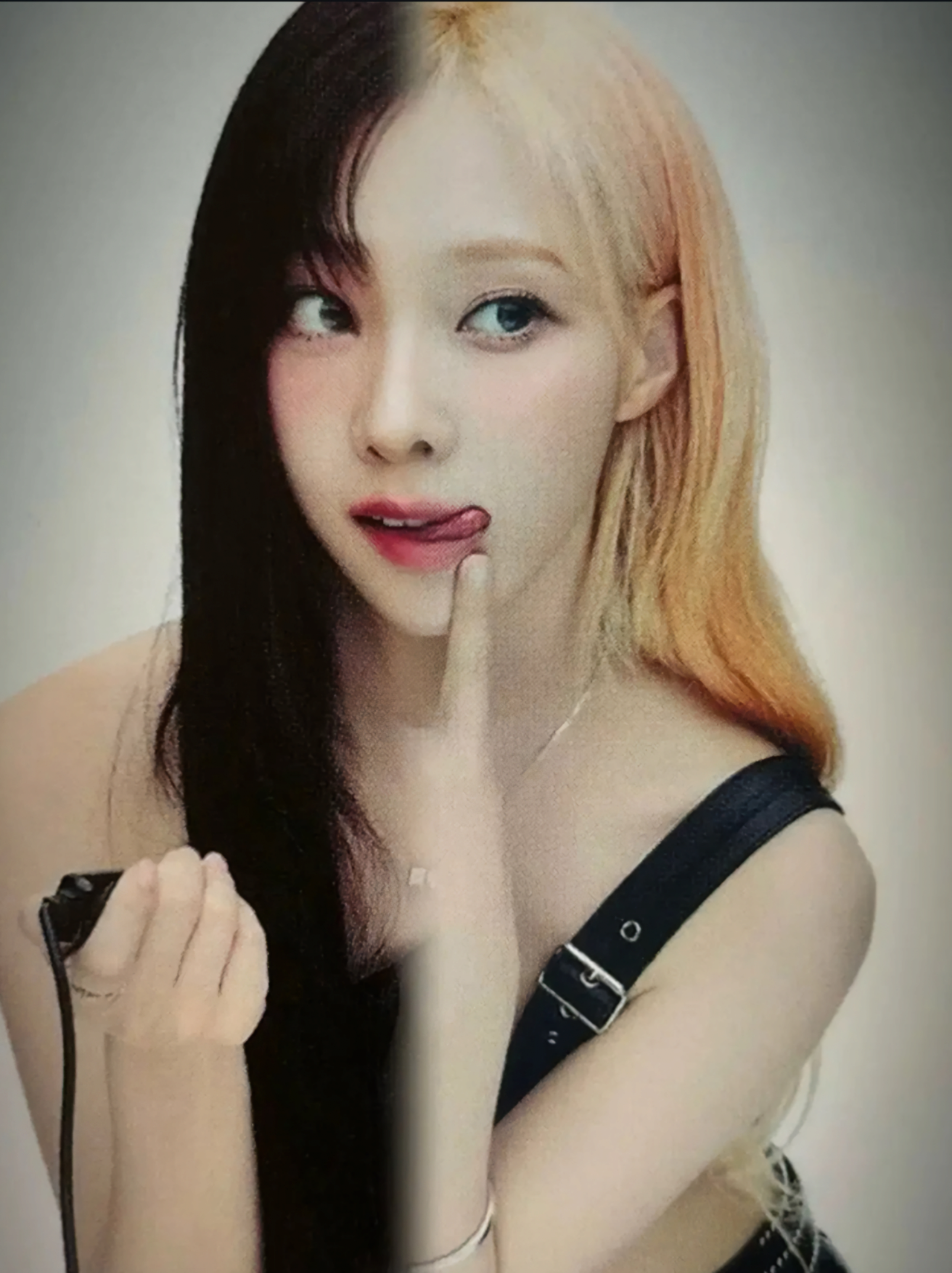 카리나와 윈터 반반씩 합성 해보면 | 인스티즈