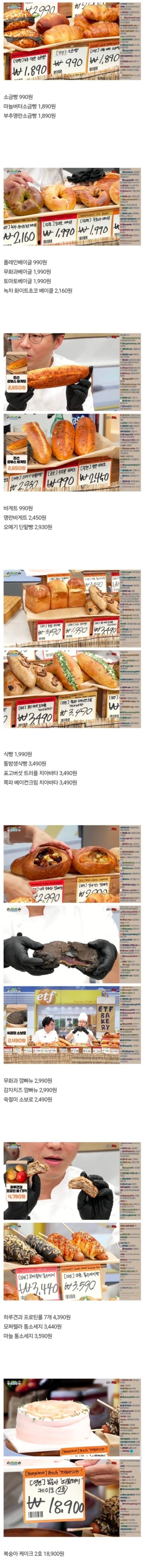 현재 시장 혼란 우려된다는 슈카 빵집 가격..JPG | 인스티즈