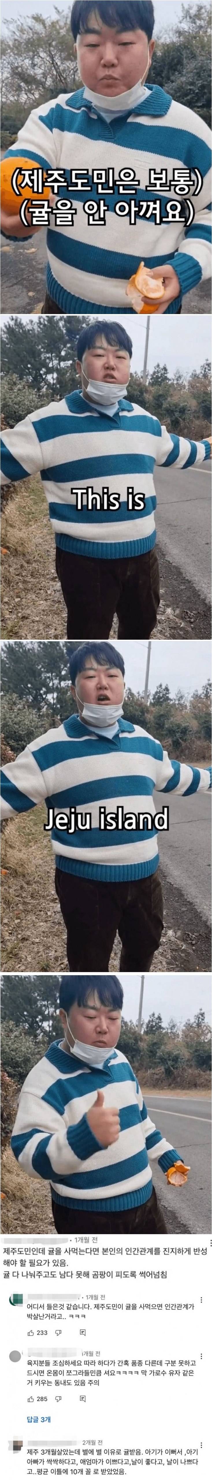 제주도민이 귤을 사먹는다는 의미.jpg | 인스티즈