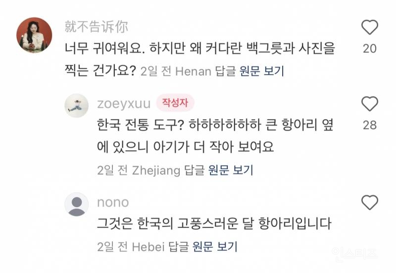 중국팬들의 이진이 주접 댓글...jpg | 인스티즈