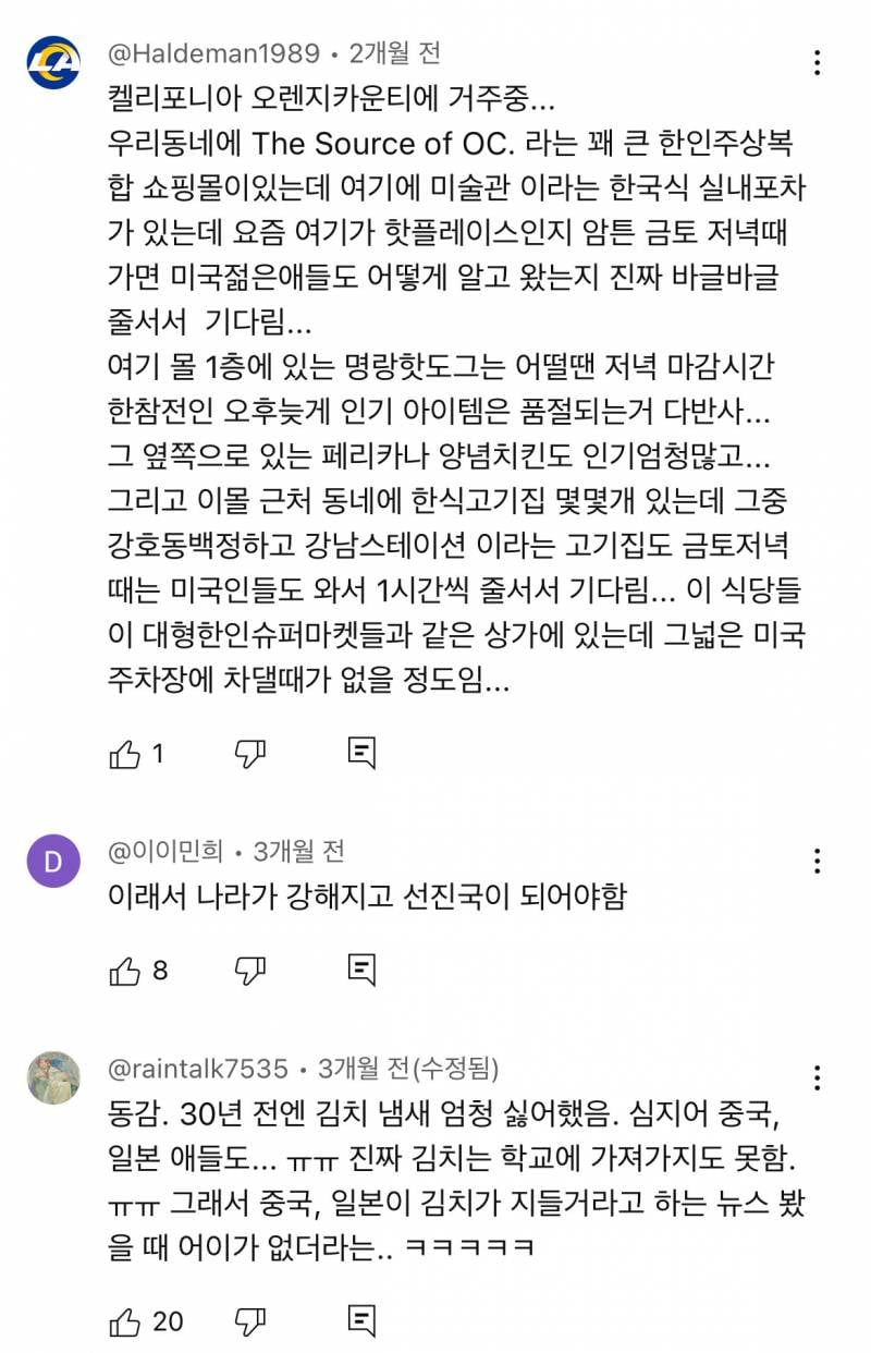 요즘 한류 상황에 현타 느낀다는 일부 교포들.jpg | 인스티즈