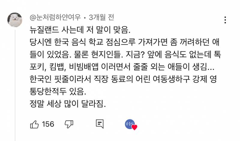 요즘 한류 상황에 현타 느낀다는 일부 교포들.jpg | 인스티즈