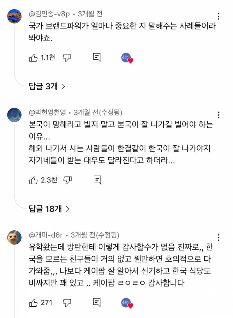 요즘 한류 상황에 현타 느낀다는 일부 교포들.jpg | 인스티즈