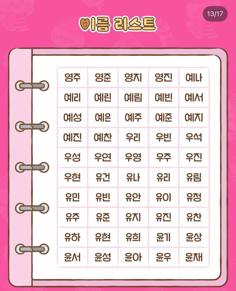 [잡담] 여기 칸쵸 이름에 자기이름있엉? | 인스티즈