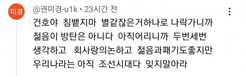 [마플] 코르티스 영상에 아미들 댓글 금지시켰으면 좋겠음 | 인스티즈