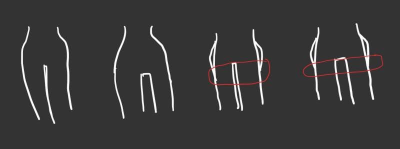 [잡담] 골반뽕 왜이렇게 티나나 했는데 이유를 알아낸거같음.... | 인스티즈