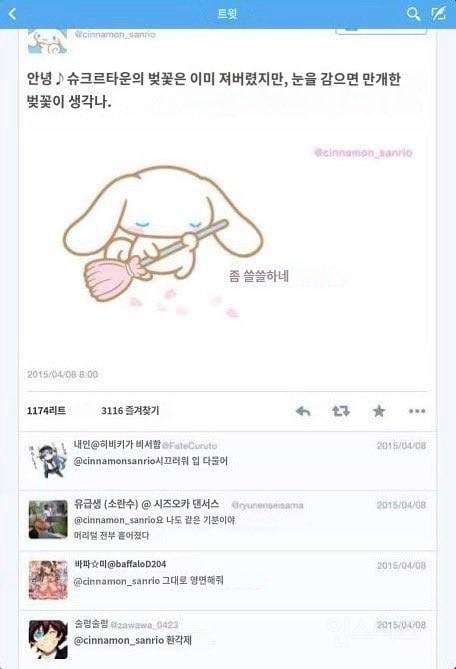 산리오 인기캐릭터 시나모롤 과거 악플 테러 사건 | 인스티즈