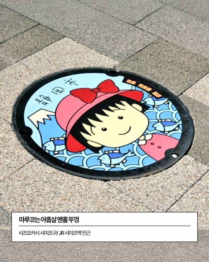 귀엽게 생긴 일본 맨홀뚜껑들 모음 | 인스티즈