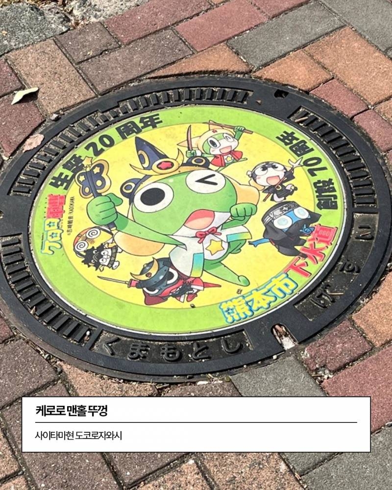 귀엽게 생긴 일본 맨홀뚜껑들 모음 | 인스티즈