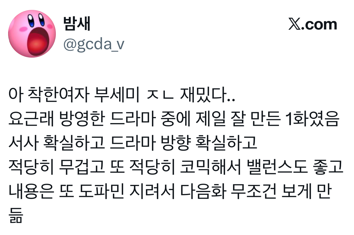 방송 첫주부터 반응 터진 도파민 미친 드라마 1~2화 빠른 요약해줌 | 인스티즈