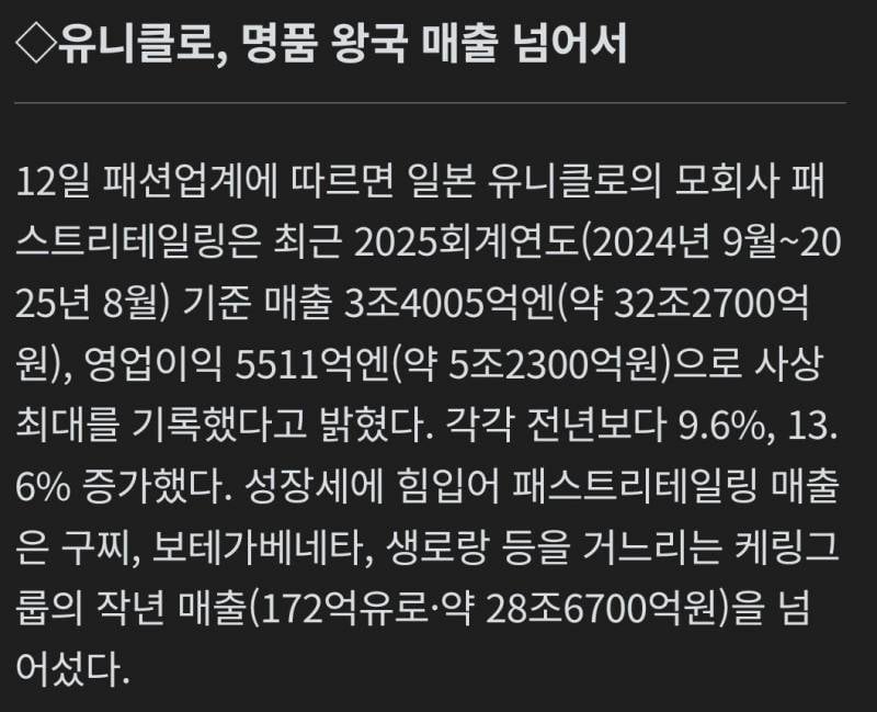 [잡담] 유니클로 근황이래 ㄷㄷ | 인스티즈