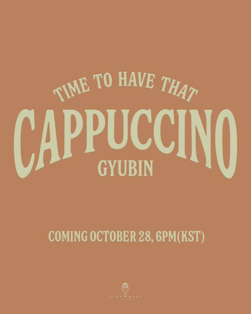 솔로가수 규빈 3rd Single <CAPPUCCINO> Teaser Poster | 인스티즈