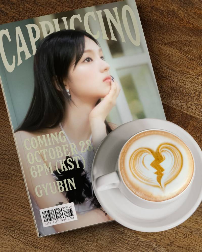 솔로가수 규빈 3rd Single <CAPPUCCINO> Teaser Poster | 인스티즈