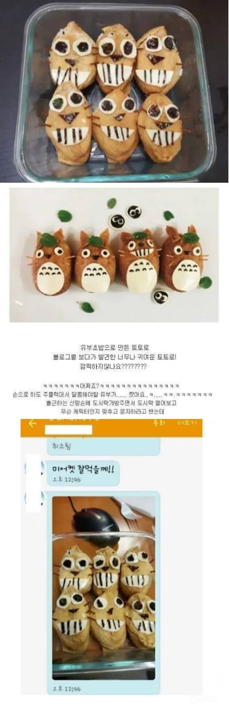 신랑한테 처음으로 도시락 싸줬는데 | 인스티즈