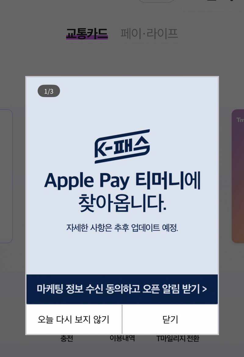 [잡담] 애플 티머니도 케이패스 지원해준다네 | 인스티즈