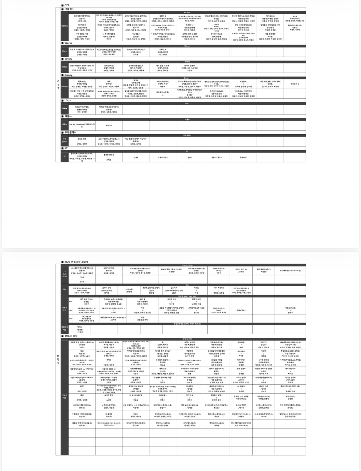 [잡담] 편성표 떴었네 | 인스티즈