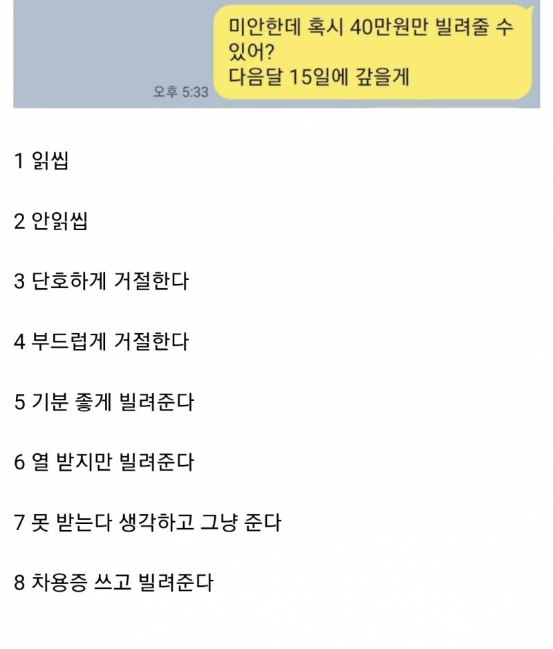 [잡담] 친언니나 친오빠가 이런 카톡 보내면 어떻게 할거야? | 인스티즈