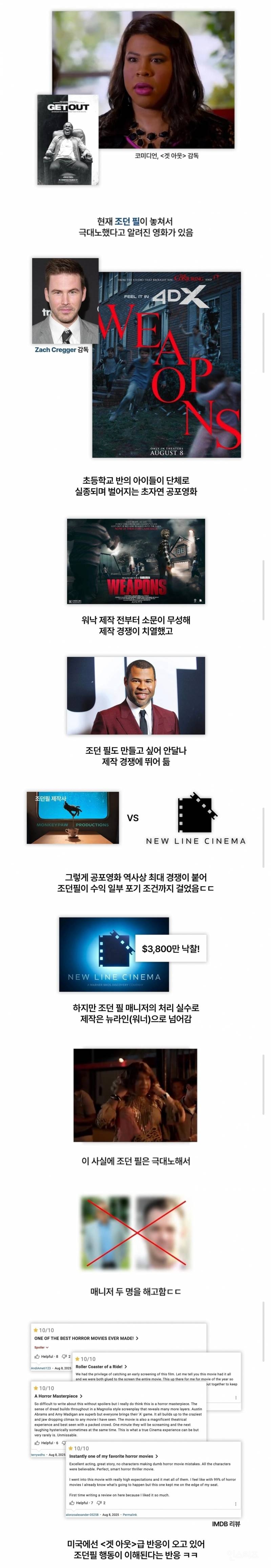 <겟 아웃> 감독이 제작 놓쳐서 매니저 해고했다는 영화...jpg | 인스티즈