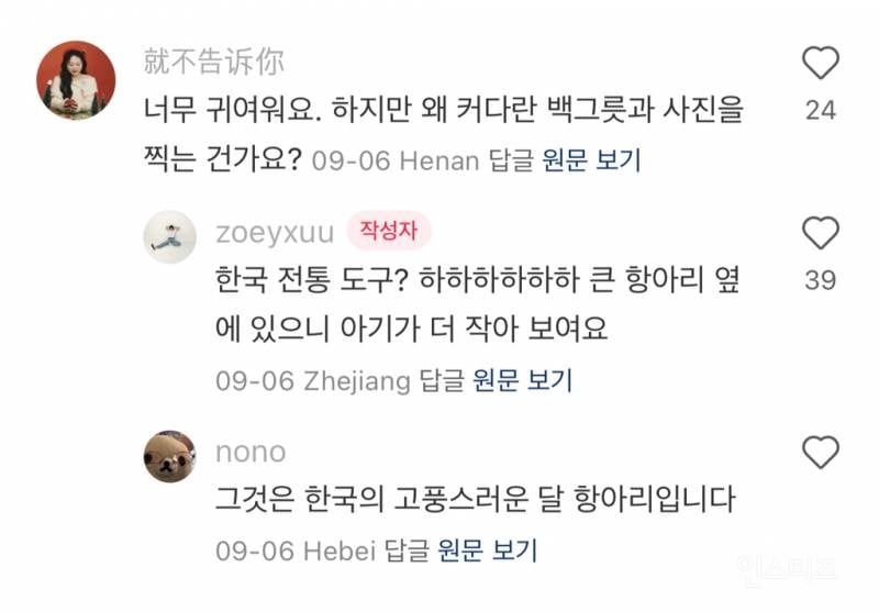 중국팬들의 이진이 주접 댓글.jpg | 인스티즈