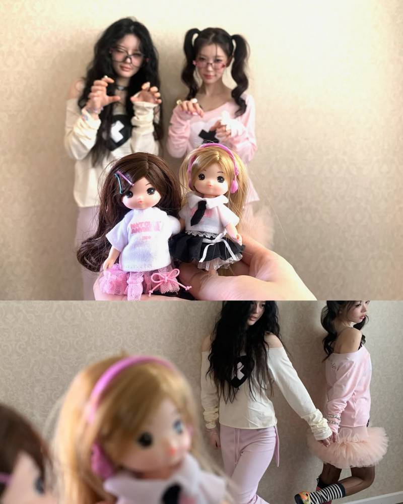 진짜 미감 미친 것 같은 아일릿 리틀 미미 콜라보 포토.JPG | 인스티즈