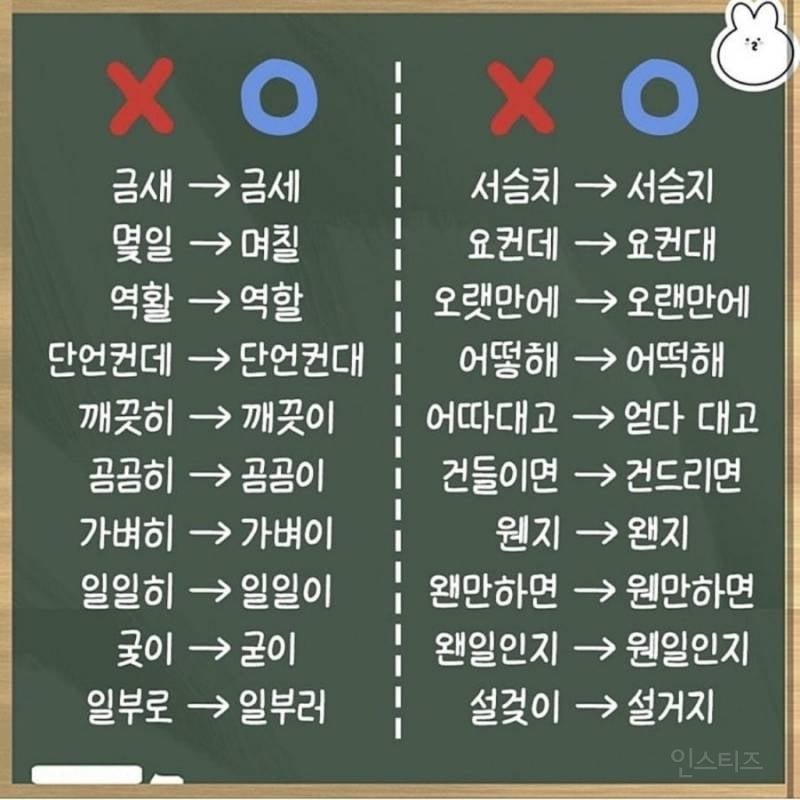 헷갈리는 맞춤법 | 인스티즈