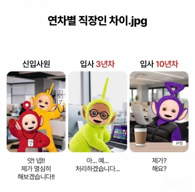 연차별 직장인 차이 | 인스티즈