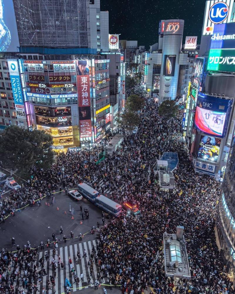 [잡담] 시부야 할로윈 인파래 | 인스티즈