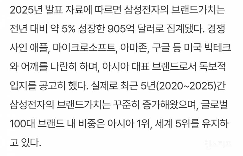 '2025년 베스트 글로벌 브랜드' 순위 발표ㄷㄷ.jpg | 인스티즈