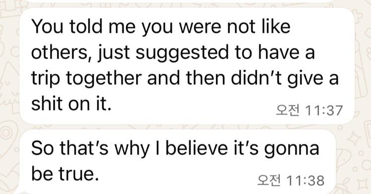 [잡담] 나 개호구야? 해외사는 남친 보러 가는데 비행기 내가 다내고 | 인스티즈