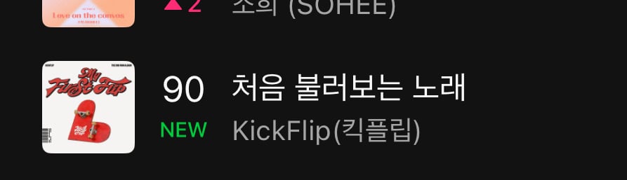 [잡담] 오 킥플립 멜론 진입함 역주행 ㄷㄷ | 인스티즈