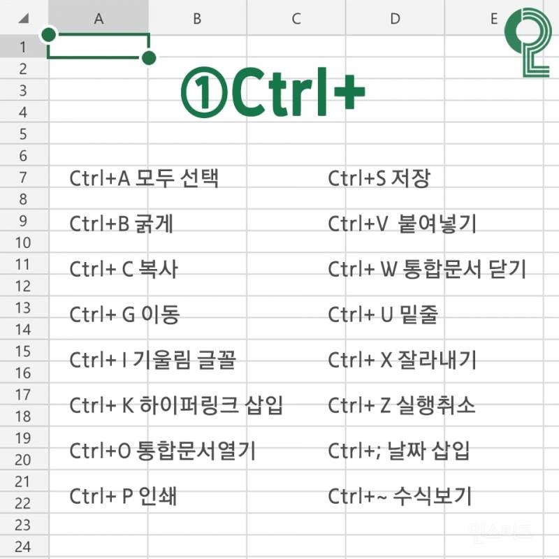 알면 좋은 엑셀 단축키 모음 | 인스티즈