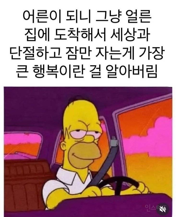 어른이 되고 깨달은 가장 큰 행복 | 인스티즈